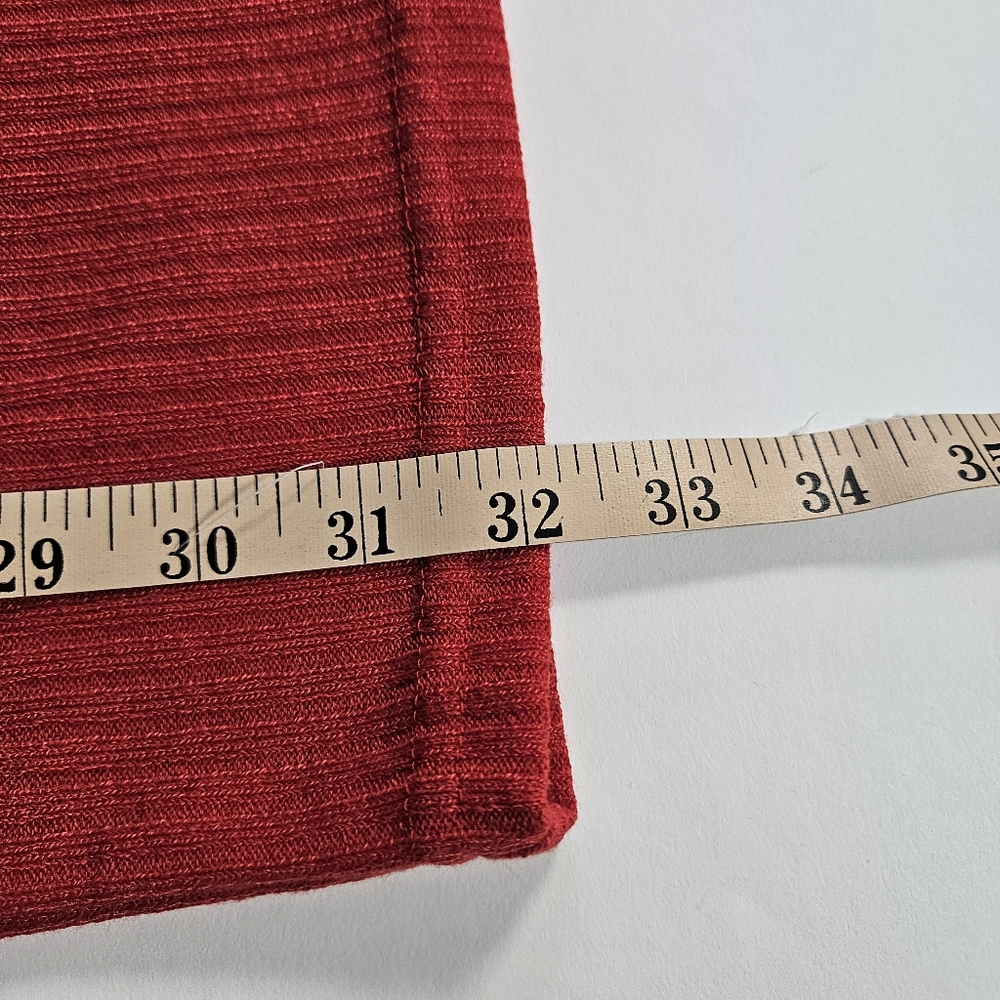 Shein Dress Red Size 6 Medium Bodycon With Front Slit New Without Tags - Picture 5 of 7